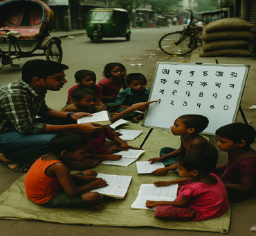 পথ নয়, বই হোক তাদের ভবিষ্যৎ