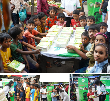 We have been standing by the helpless people for a long time with various humanitarian programs.